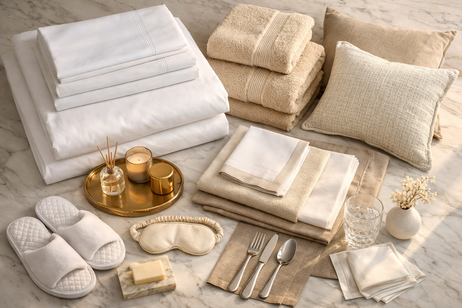 Premium hotel linens